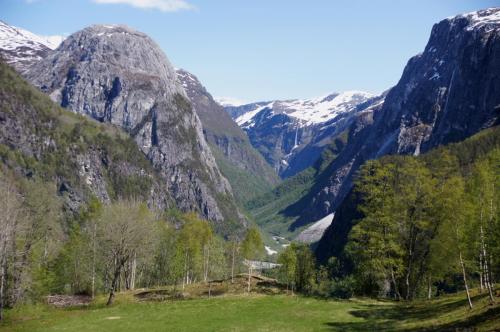 Blick von Stalheim ins Nærøydalen