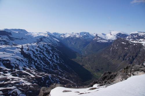 Geirangerfjorden vom Fjordblick Dalsnibba auf 1.500m aus