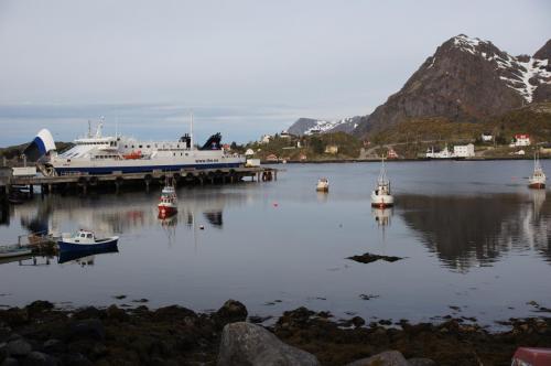 Ankunft in Moskenes auf Moskenesøya