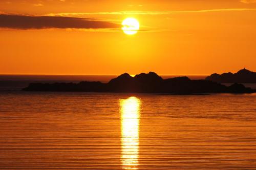 Mitternachtssonne bei Ramberg
