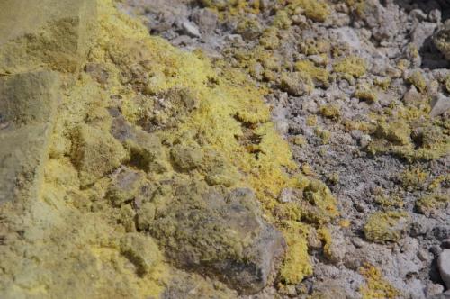 Schwefelfumarole am Gran Cratere